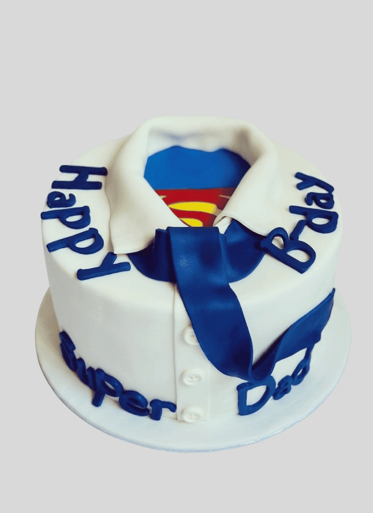Elegant Superdad Cake