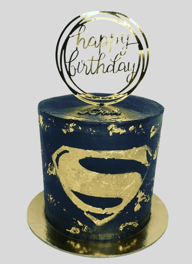 Enticing Superdad Cake