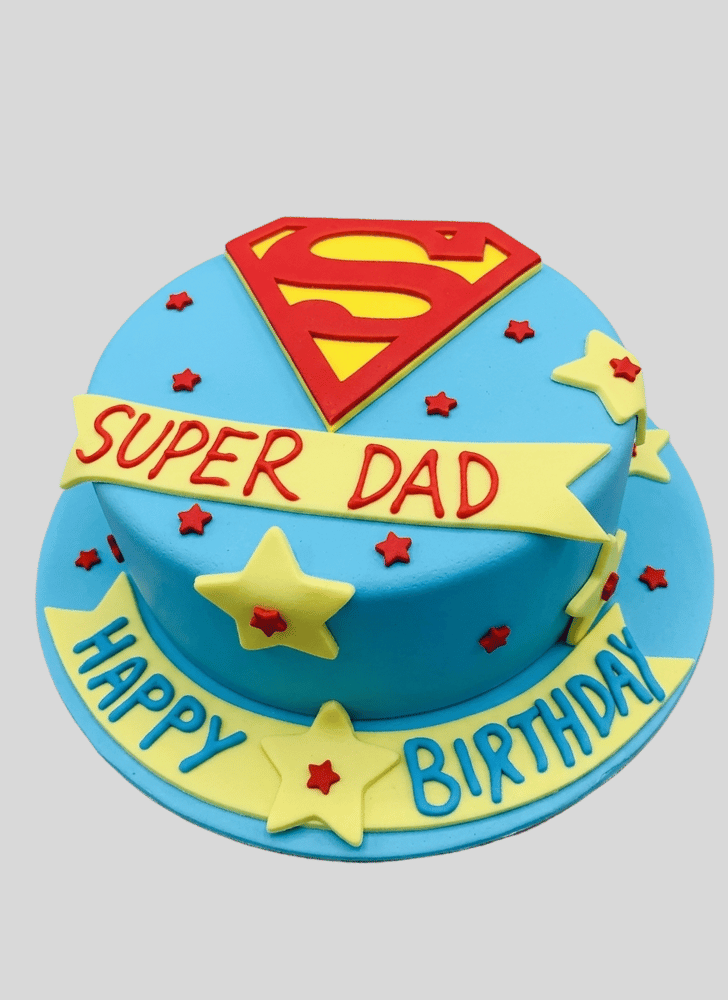 Excellent Superdad Cake