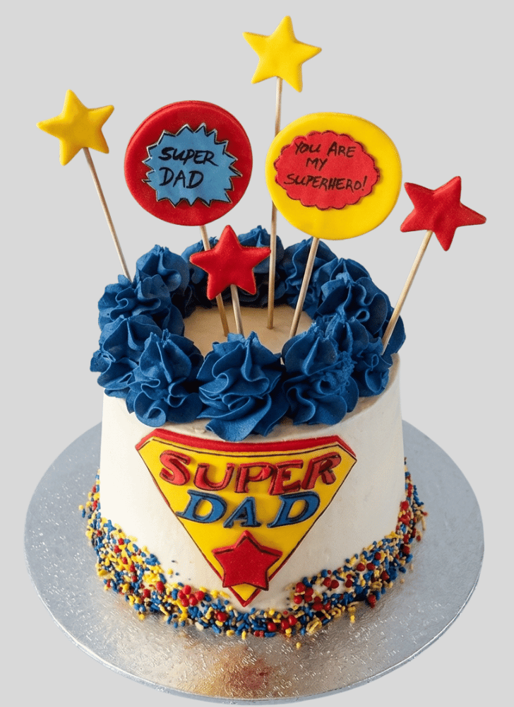Marvelous Superdad Cake