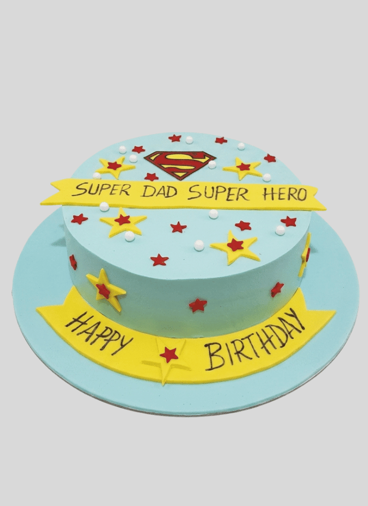 Slightly Superdad Cake