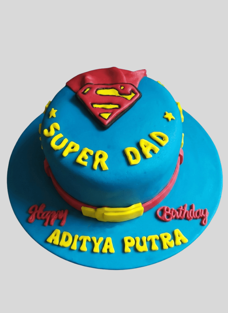 Stunning Superdad Cake