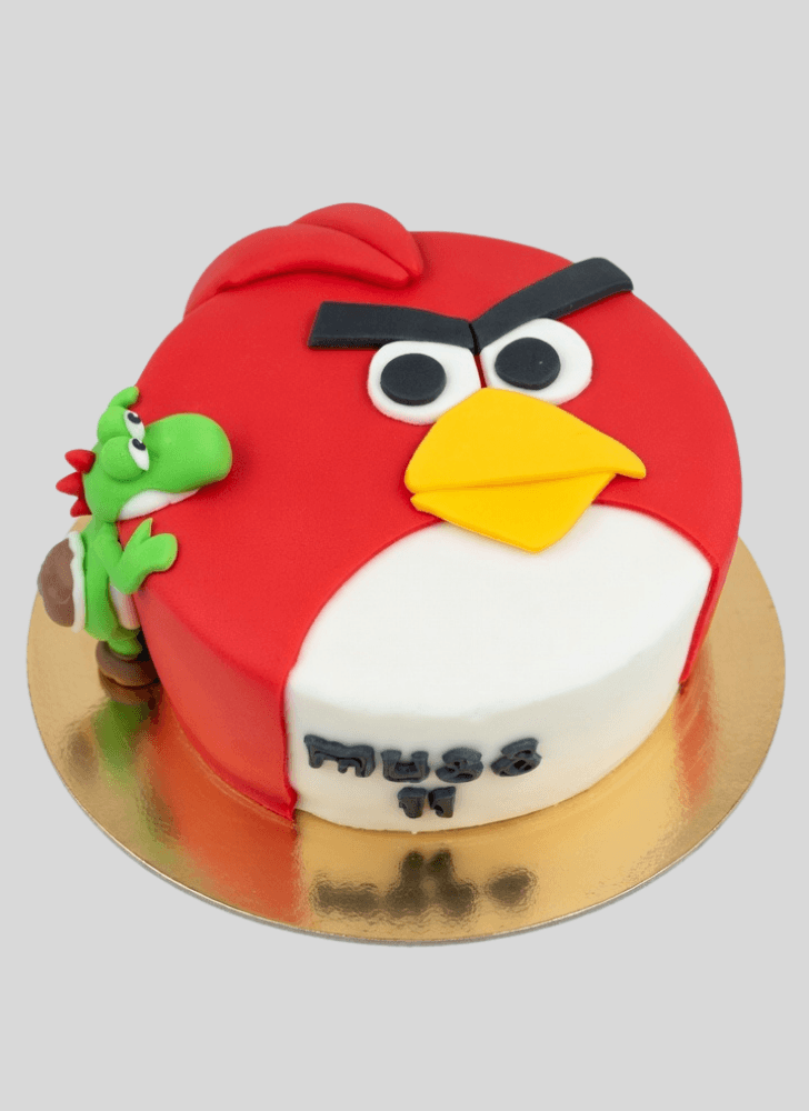 Adorable Angry Birds Cake