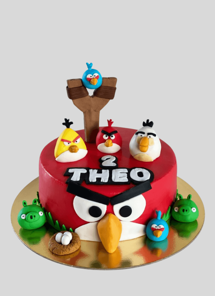 Appealing Angry Birds Cake