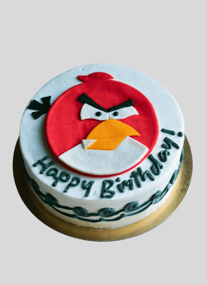 Bewitching Angry Birds Cake