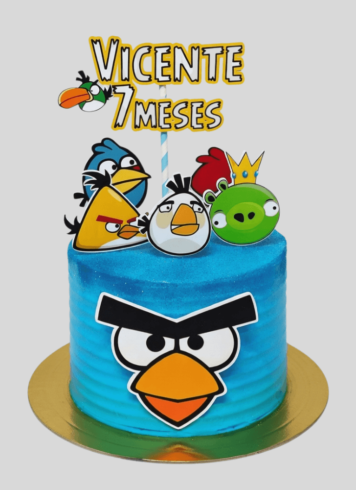 Divine Angry Birds Cake