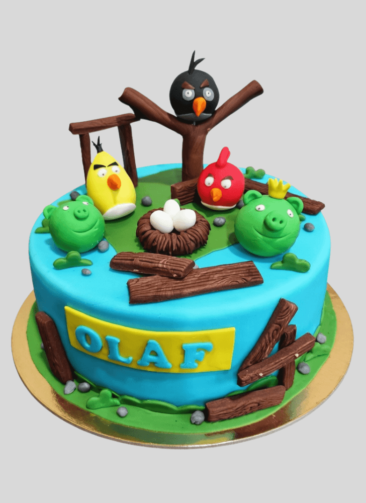 Fetching Angry Birds Cake