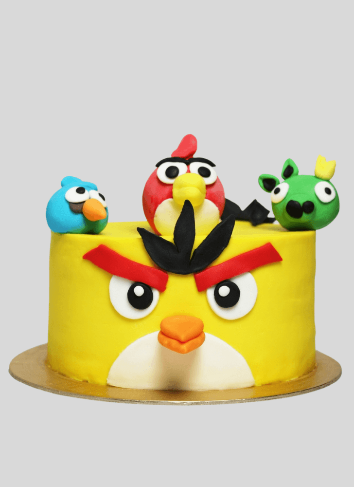 Good Looking Angry Birds Cake