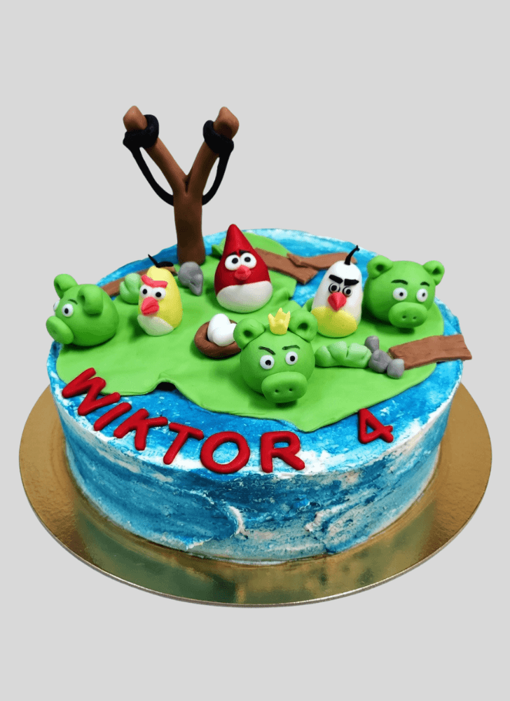Ravishing Angry Birds Cake