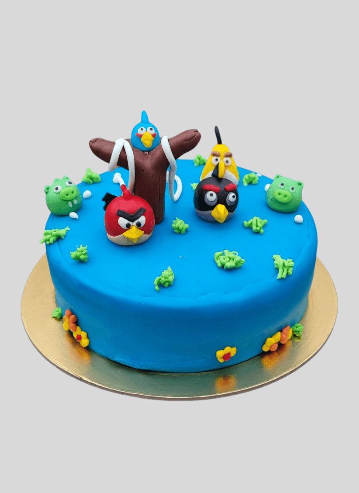 Resplendent Angry Birds Cake