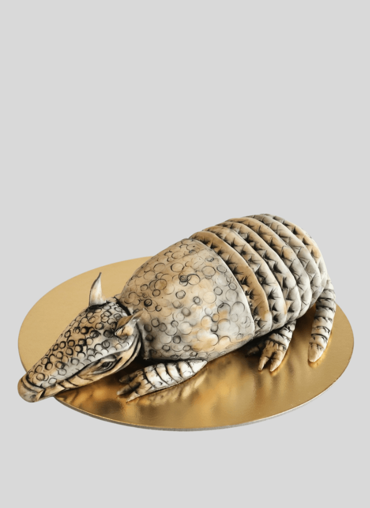 Pleasing Armadillo Cake