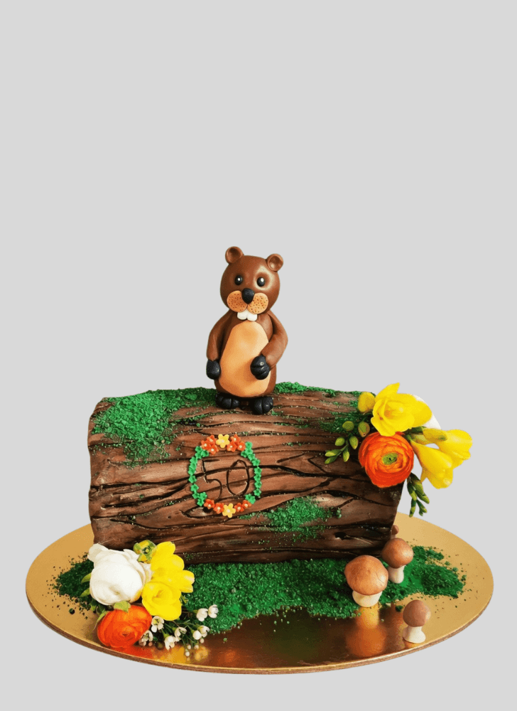 Appealing Beaver Cake