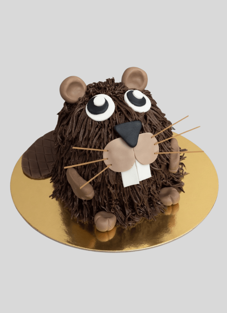 Beauteous Beaver Cake