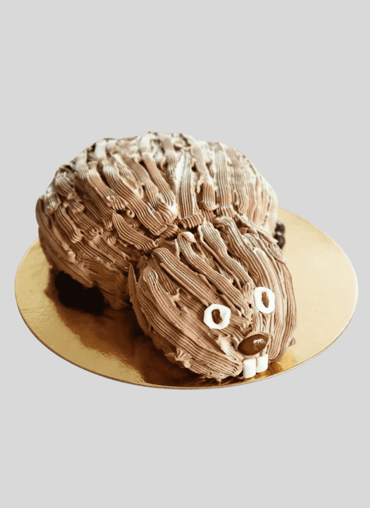 Cute Beaver Cake