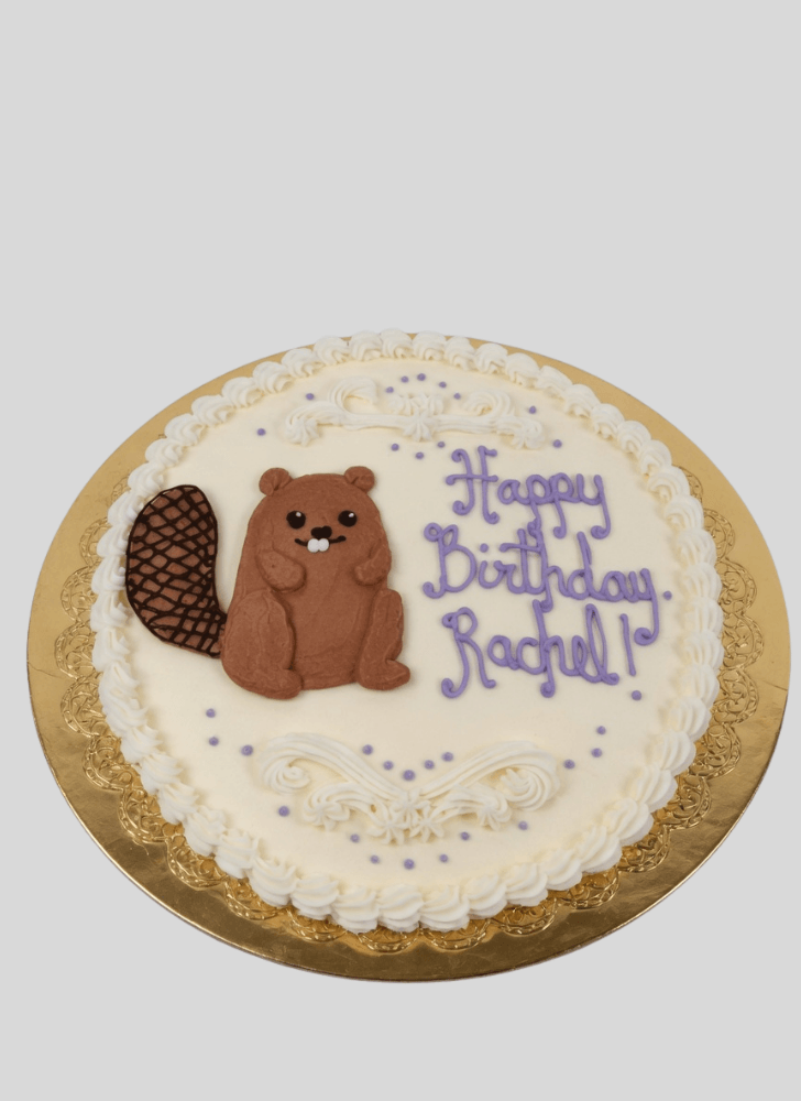 Dazzling Beaver Cake