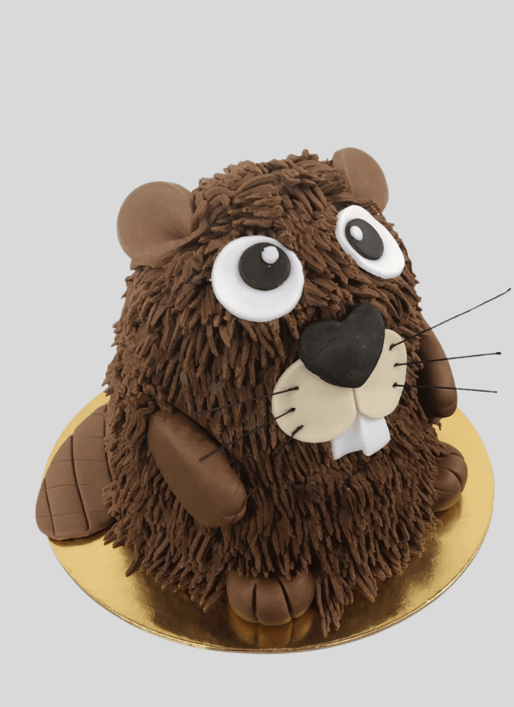 Delicate Beaver Cake