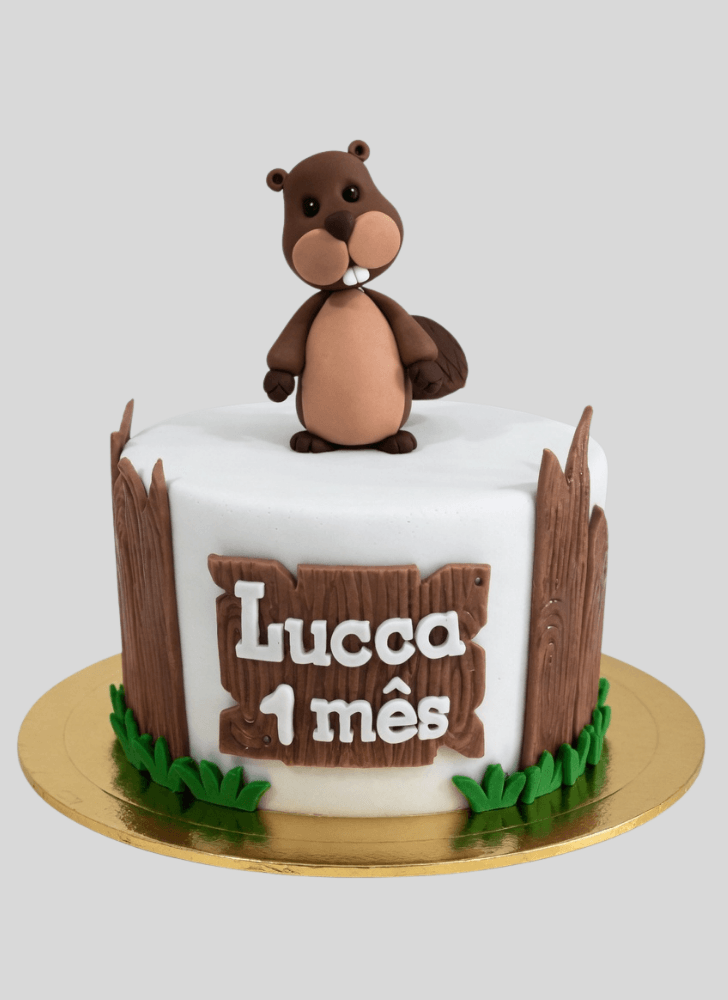 Delightful Beaver Cake