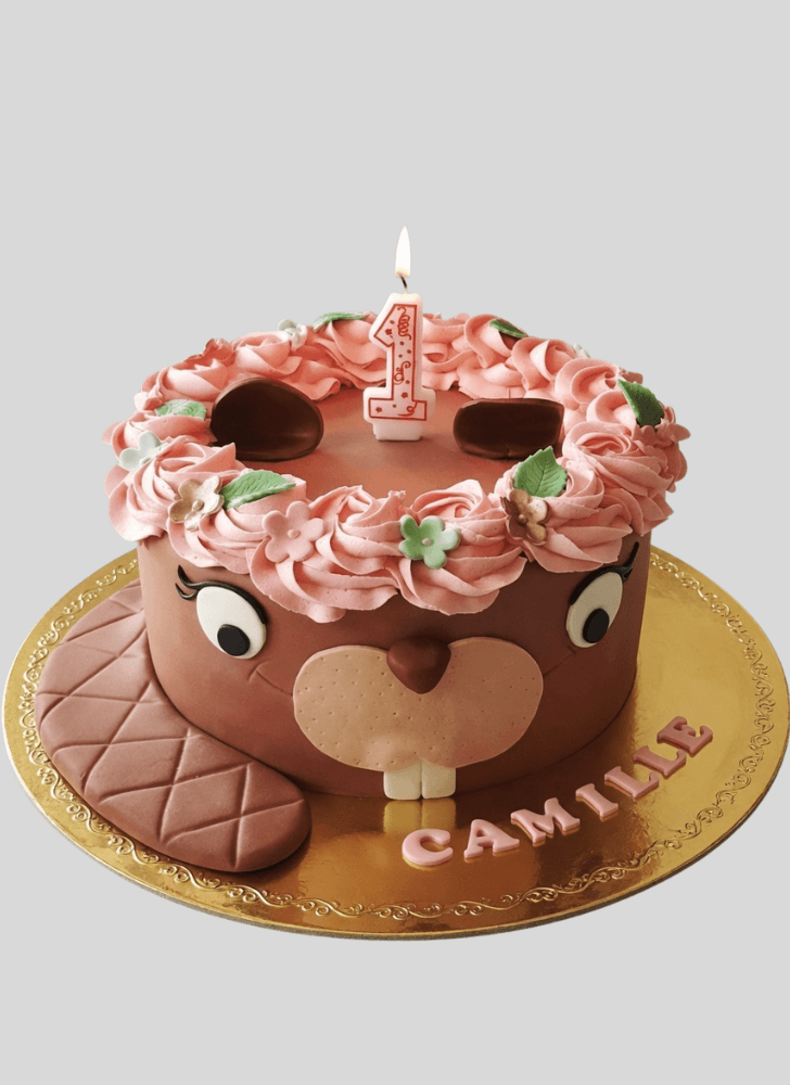 Divine Beaver Cake