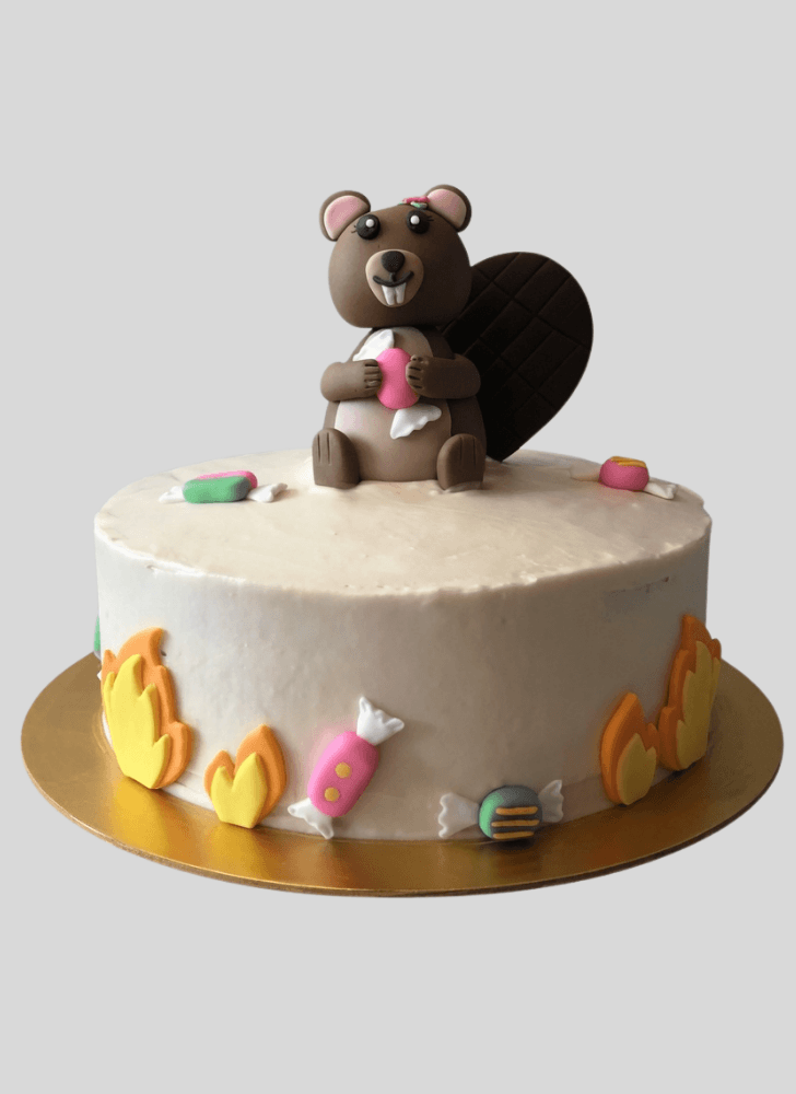 Enticing Beaver Cake