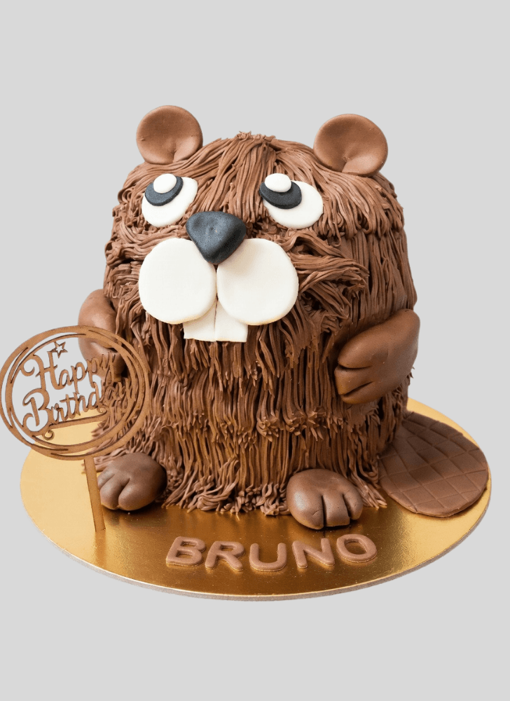 Exquisite Beaver Cake