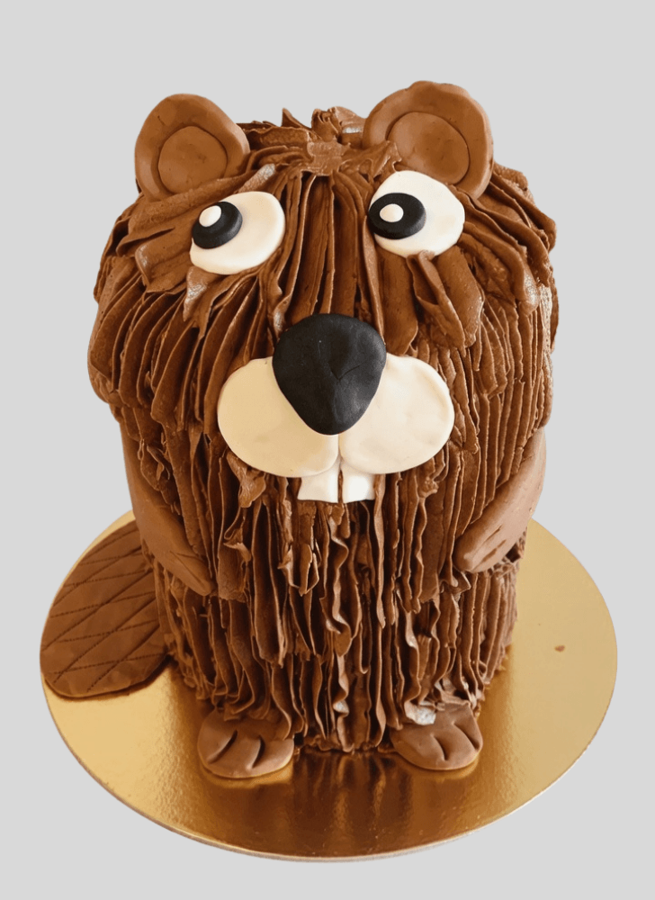 Good Looking Beaver Cake