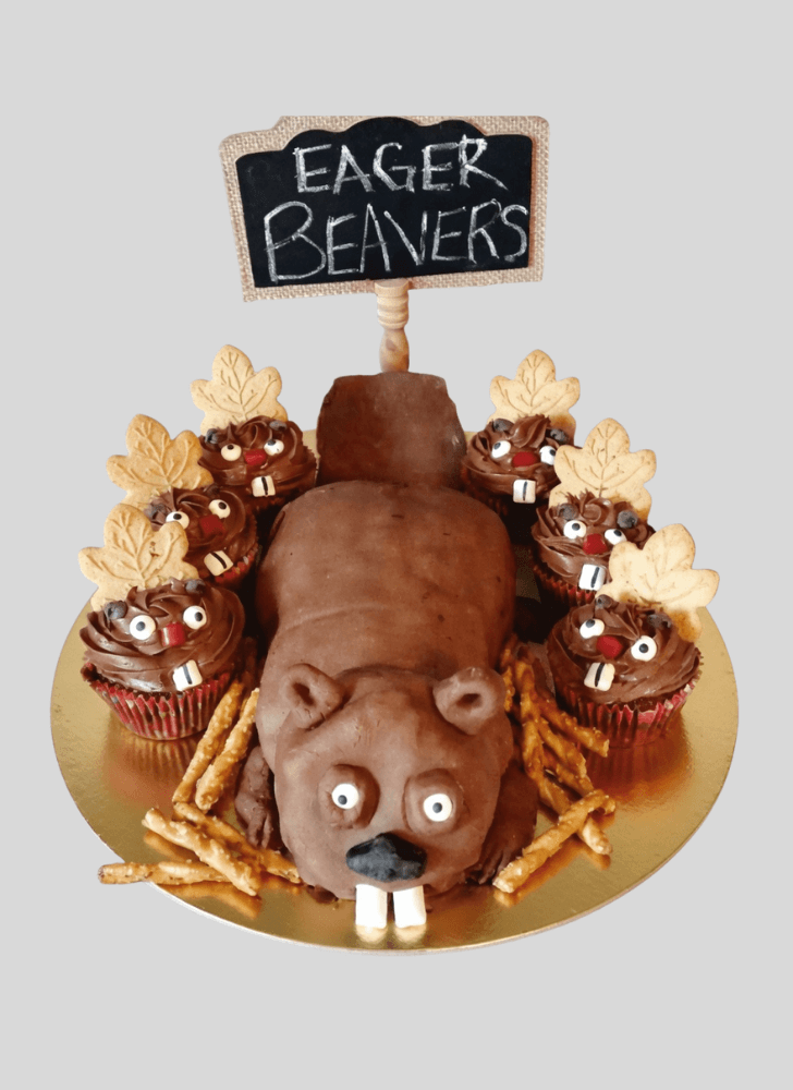 Gorgeous Beaver Cake