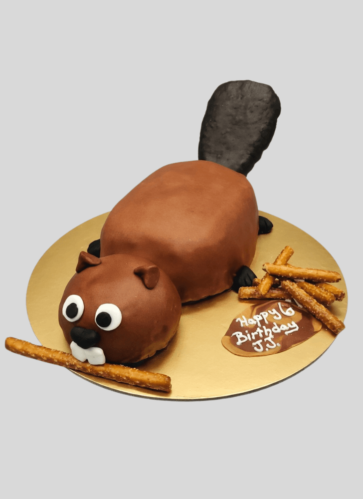 Magnetic Beaver Cake