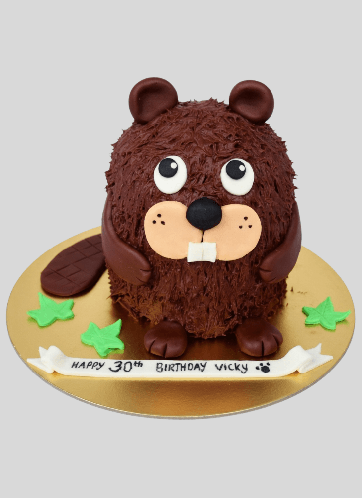 Mesmeric Beaver Cake