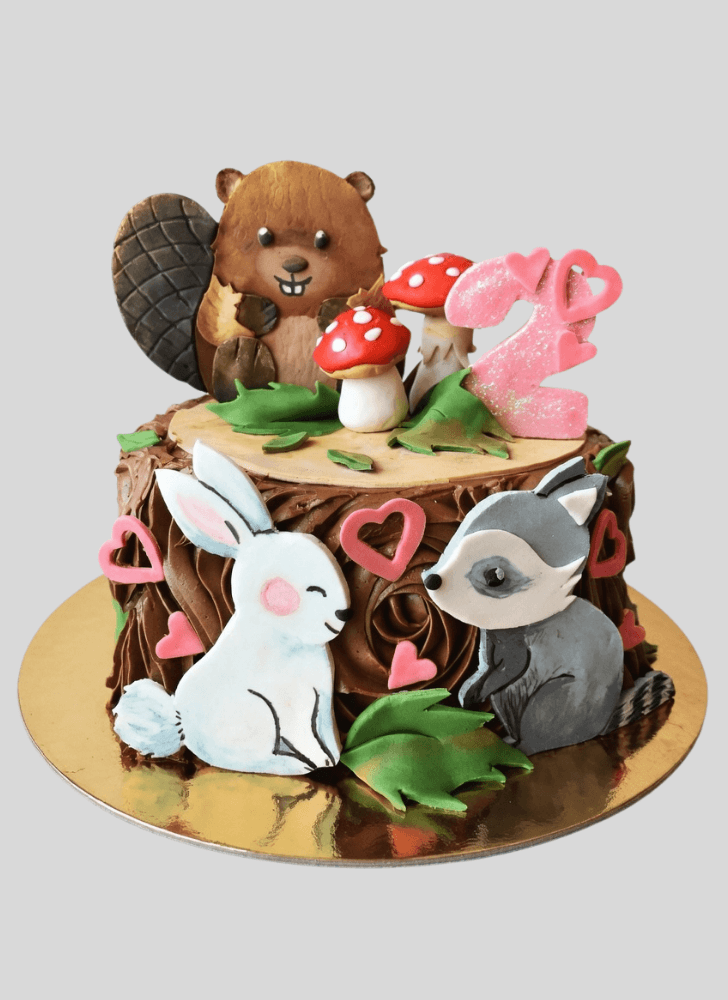 Resplendent Beaver Cake