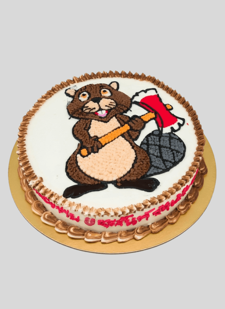 Stunning Beaver Cake