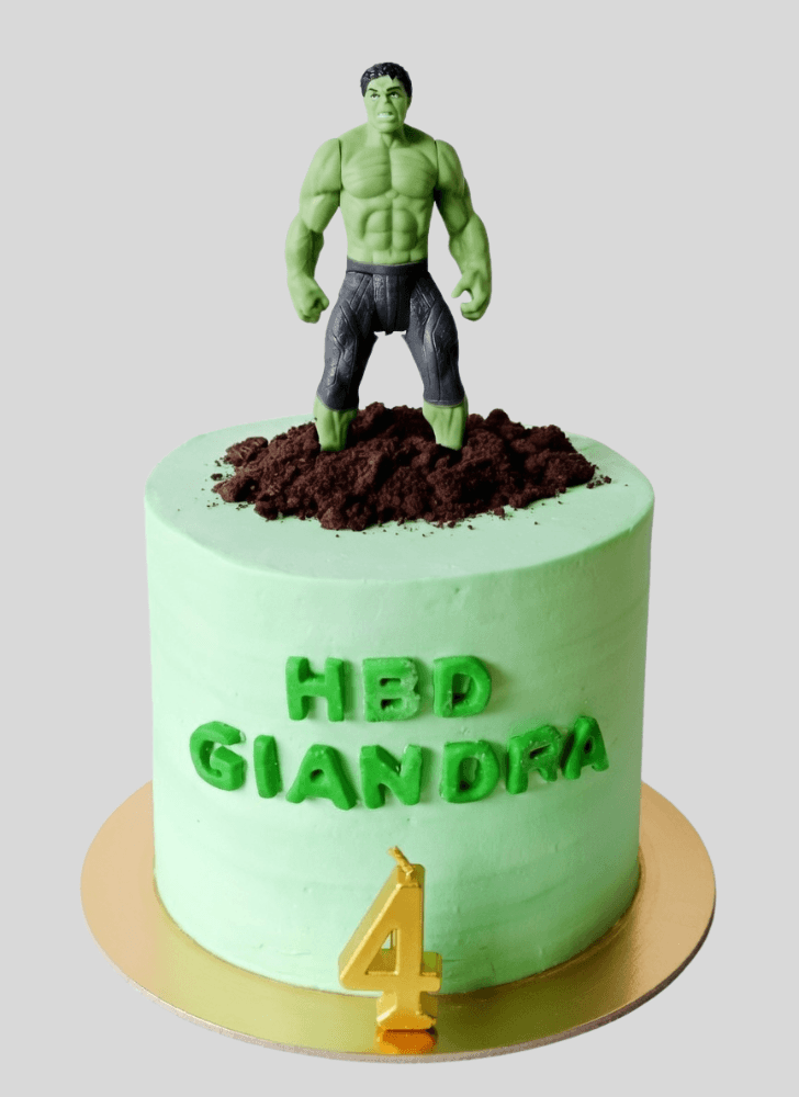 Delicate Bruce Banner Cake