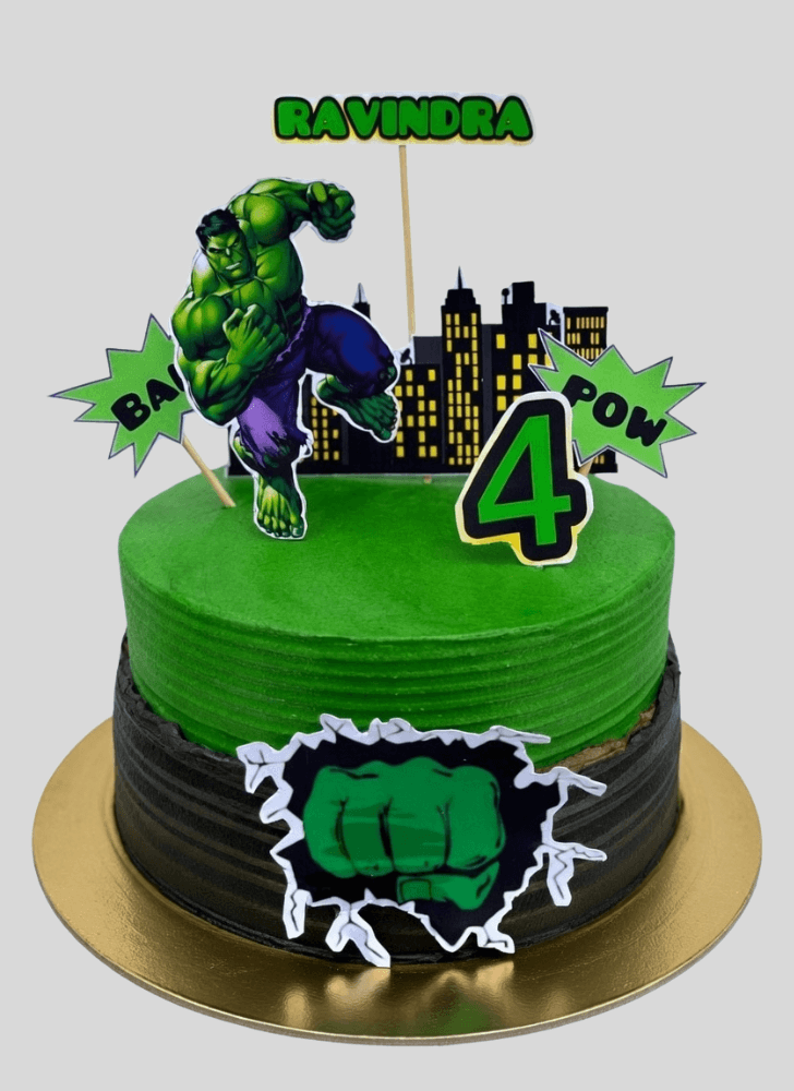 Exquisite Bruce Banner Cake
