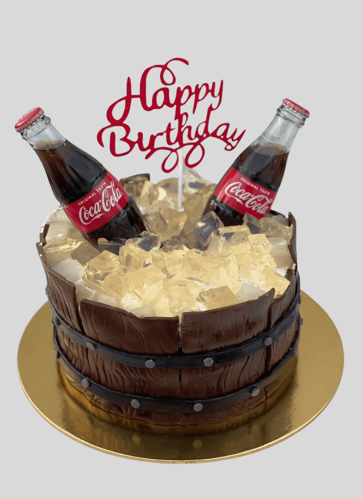 Handsome Coca-Cola Cake