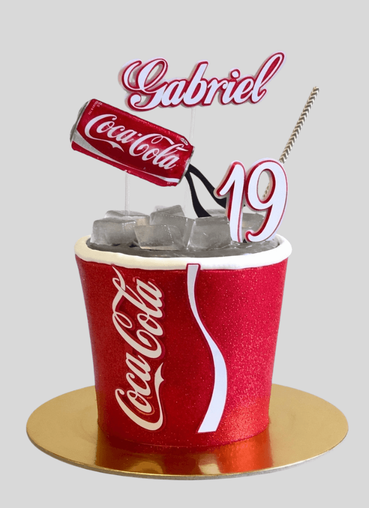 Lovely Coca-Cola Cake Design
