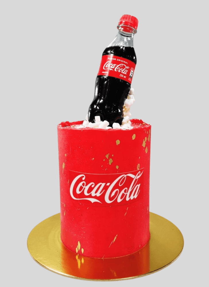 Magnetic Coca-Cola Cake