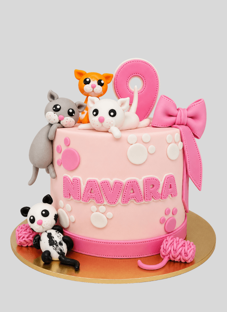 Bewitching Kitten Cake