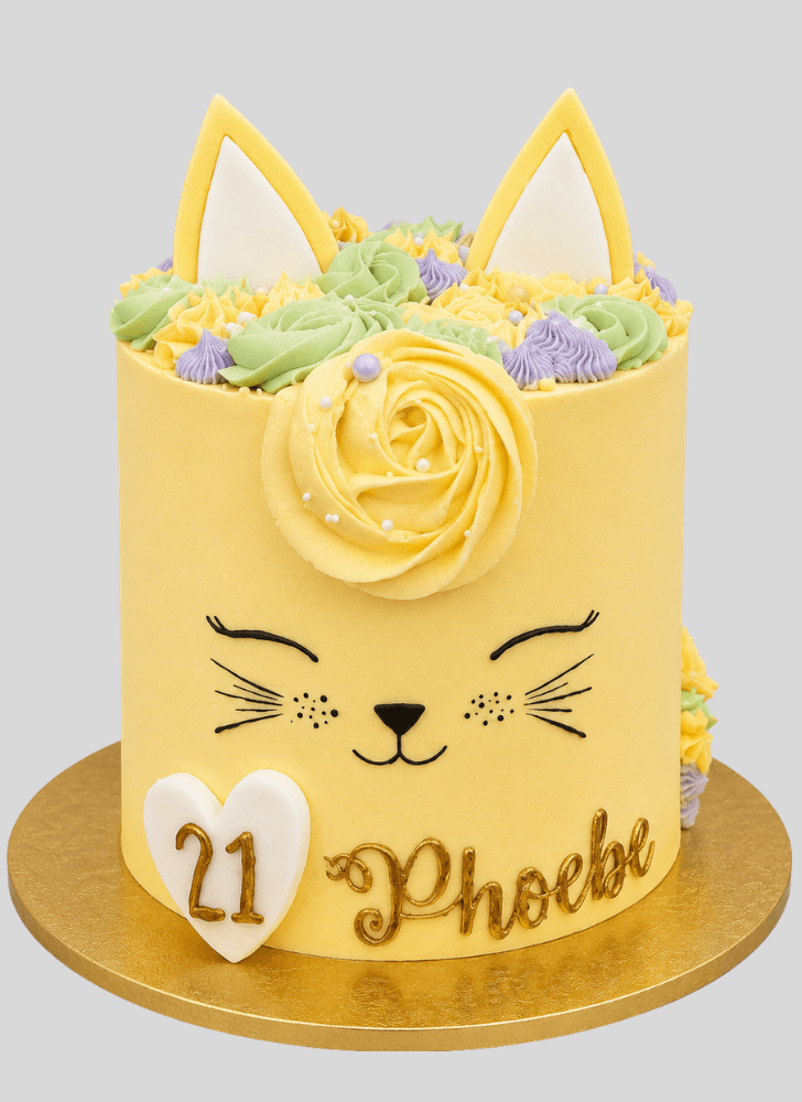 Charming Kitten Cake