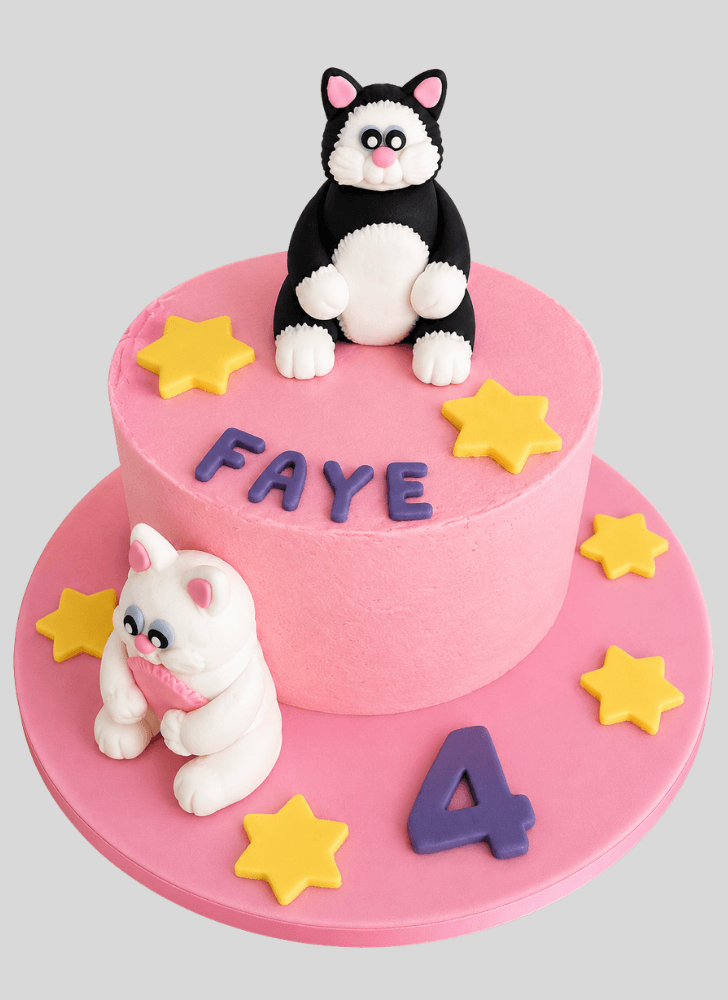 Classy Kitten Cake