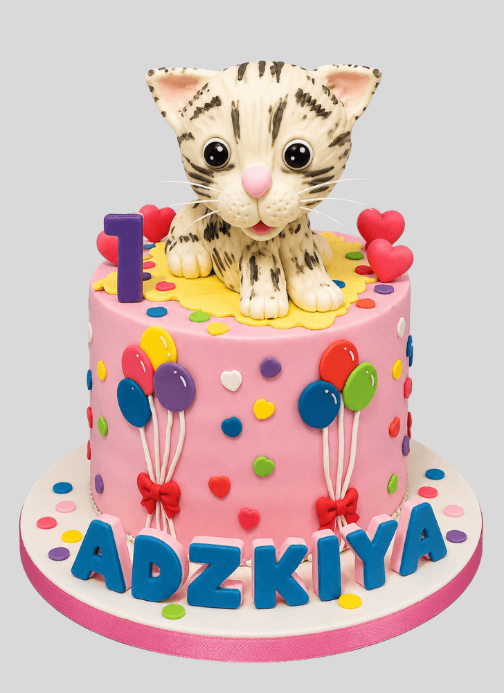 Enticing Kitten Cake