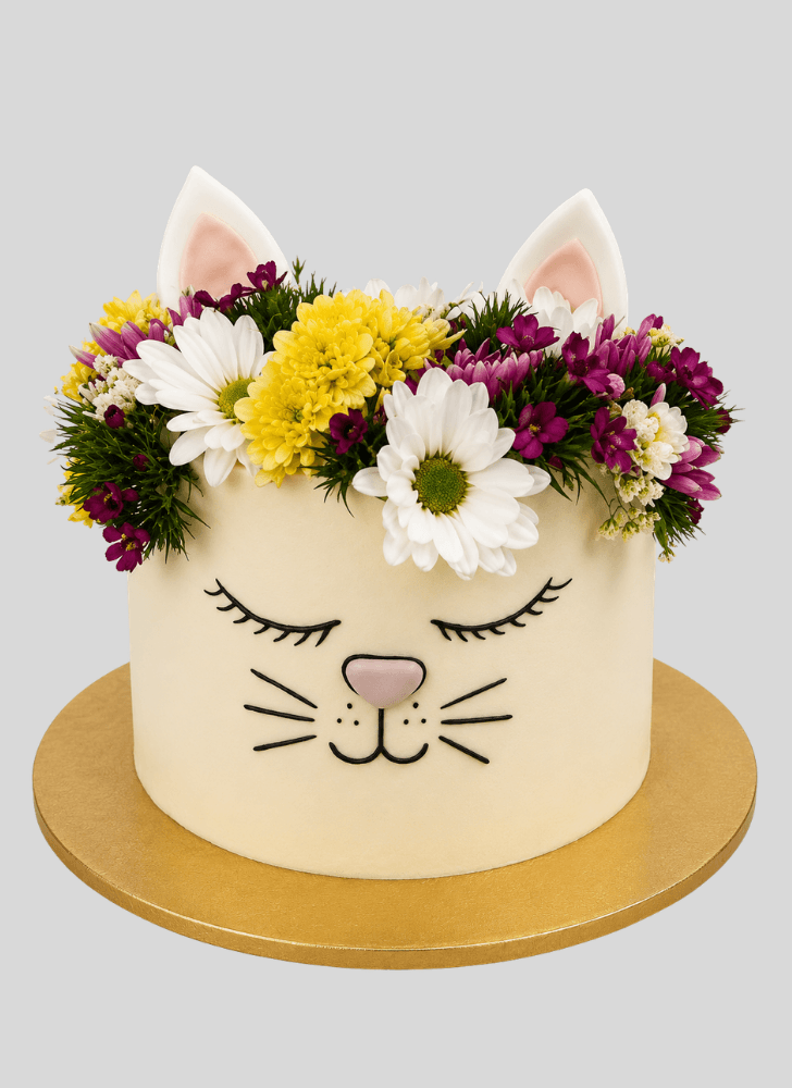 Exquisite Kitten Cake