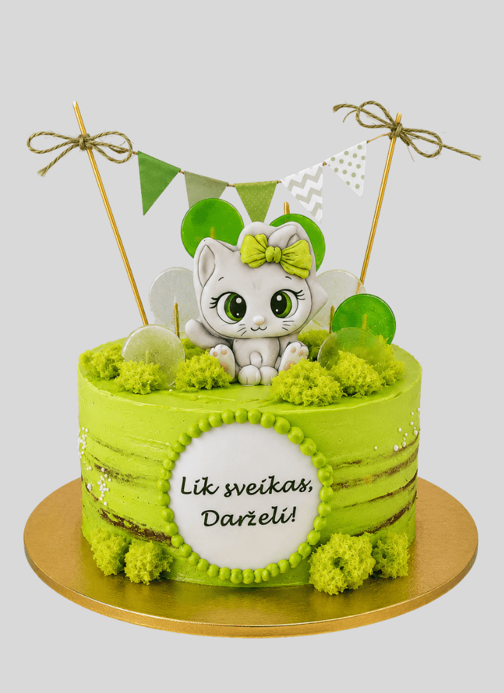 Fascinating Kitten Cake