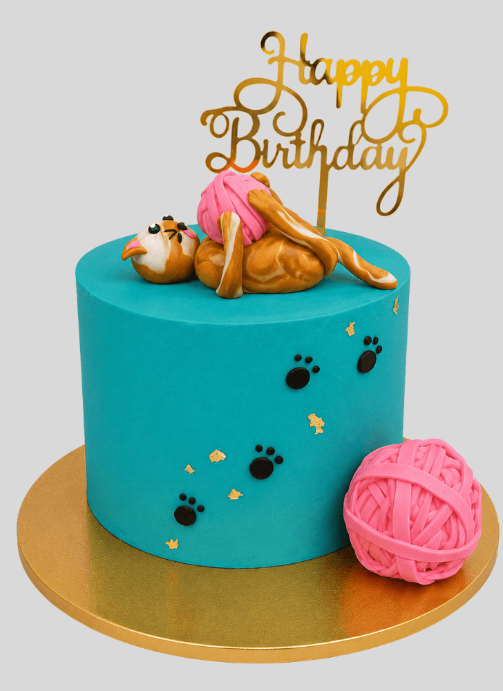 Good Looking Kitten Cake
