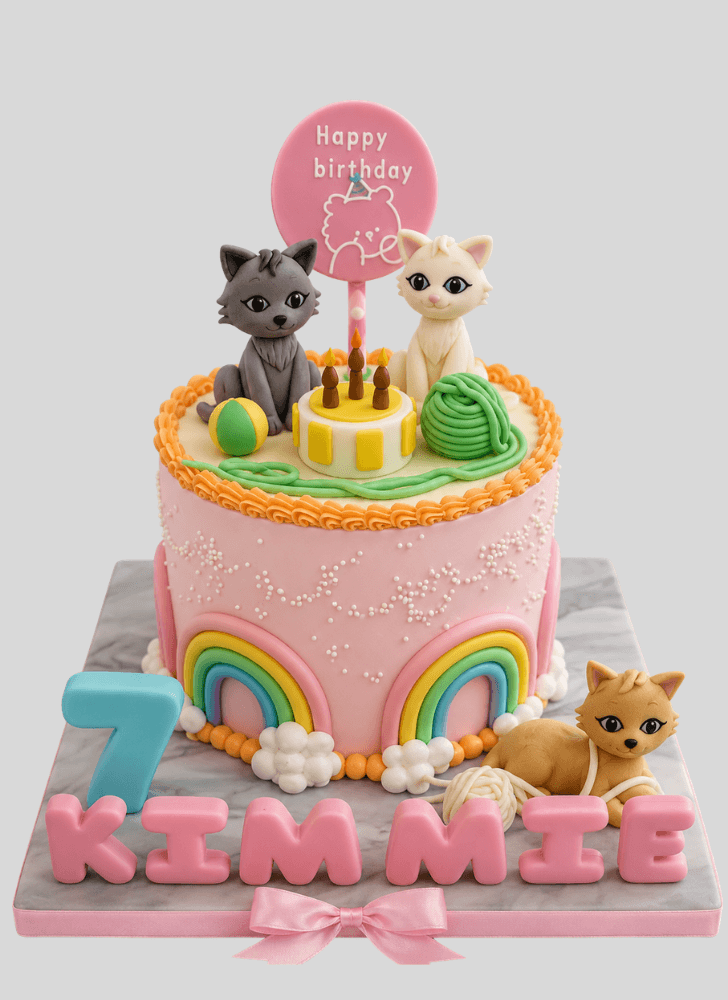 Mesmeric Kitten Cake
