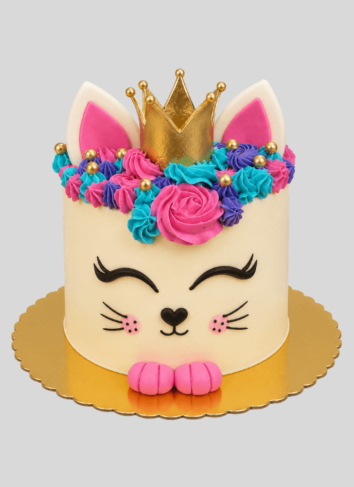 Wonderful Kitten Cake Design