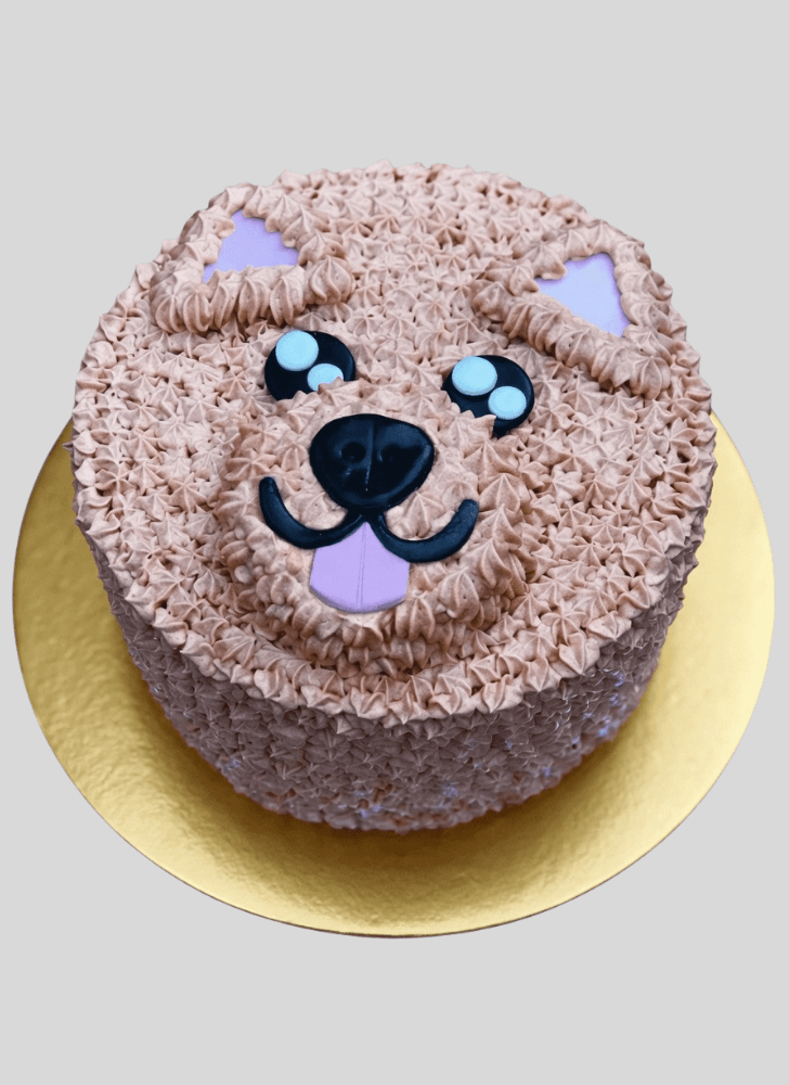 Appealing Pomeranian Cake