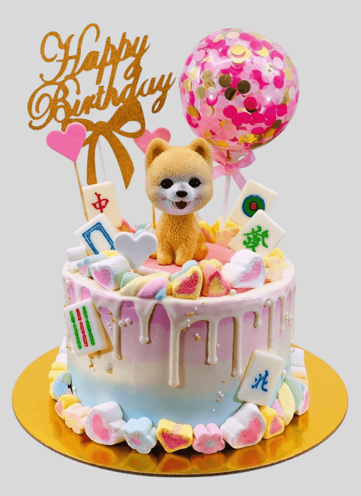 Bewitching Pomeranian Cake