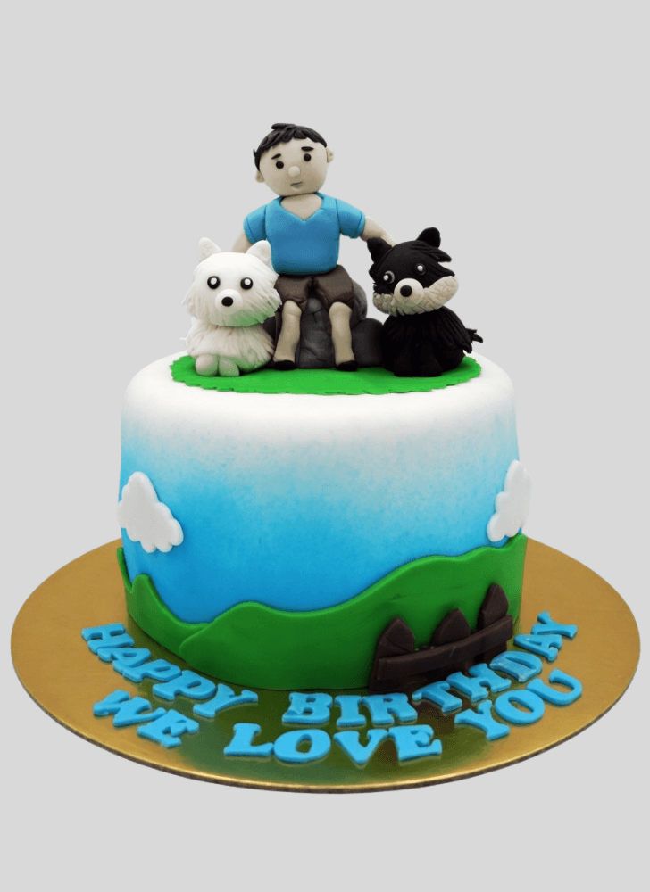 Comely Pomeranian Cake