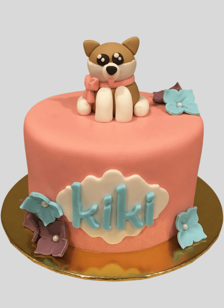 Cute Pomeranian Cake