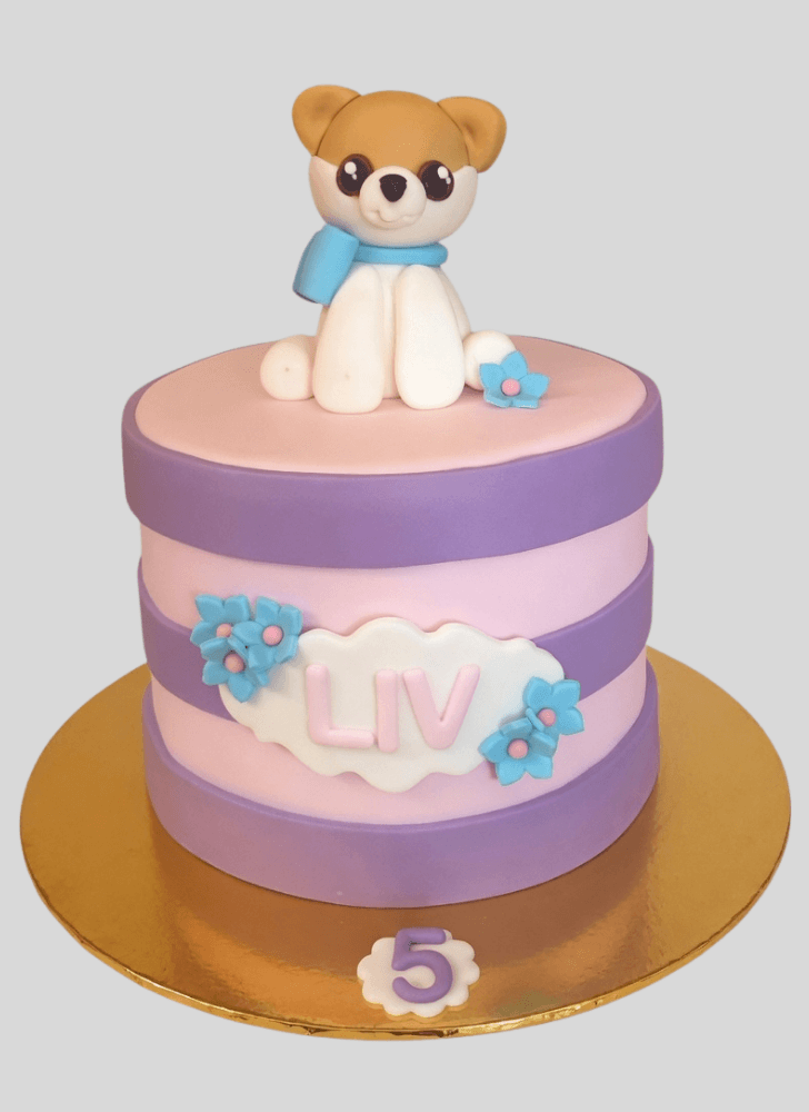 Grand Pomeranian Cake