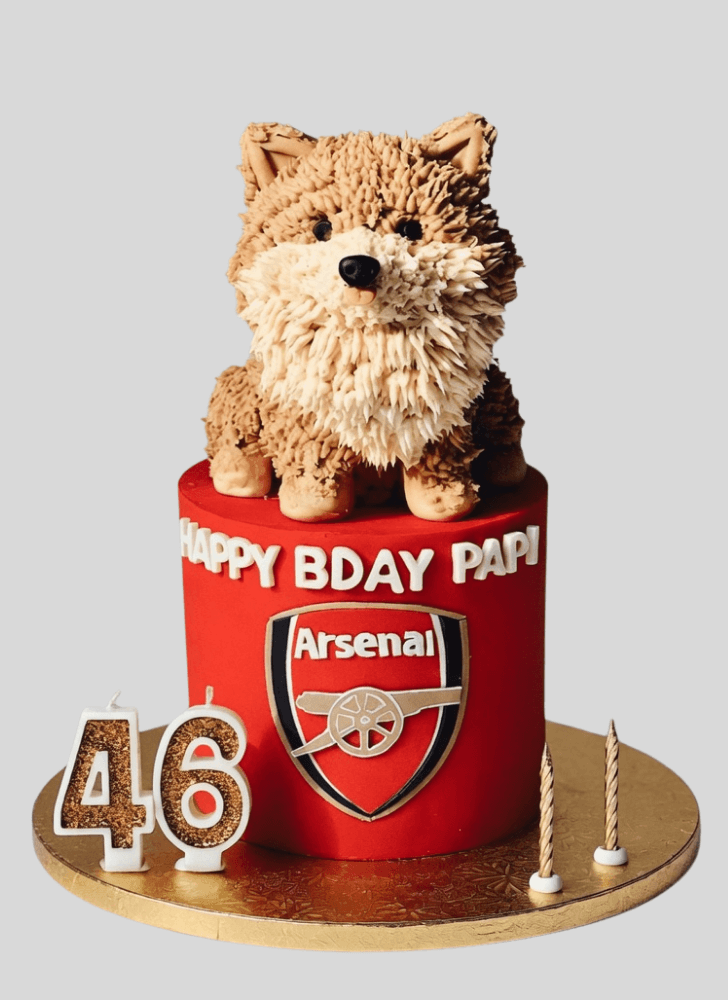 Stunning Pomeranian Cake